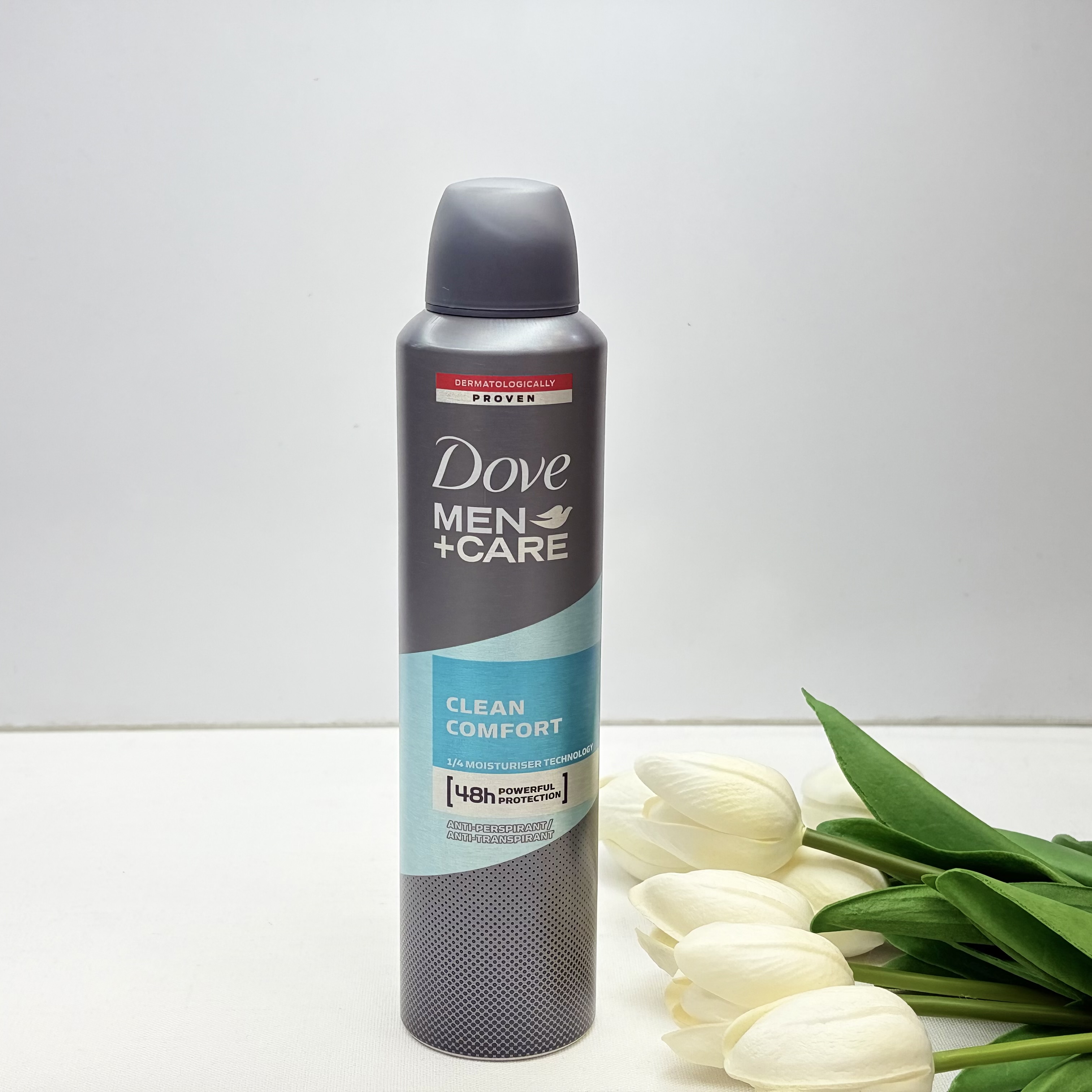 اسپری دئودرانت بدن مردانه CLEAN COMFORT آبی ماندگاری 48 ساعته اصلی