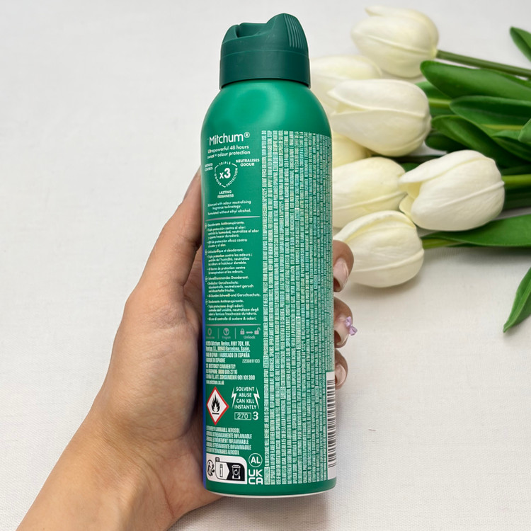 اسپری دئودرانت بدن مردانه ICE FRESH سبز آبی ماندگاری 48 ساعته اصلی
