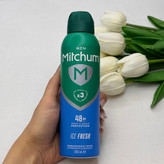 اسپری دئودرانت بدن مردانه ICE FRESH سبز آبی ماندگاری 48 ساعته اصلی
