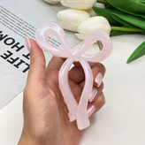 کلیپس طرح پاپیون شاین دار رنگ پاستلی براق سایز بزرگ11cm