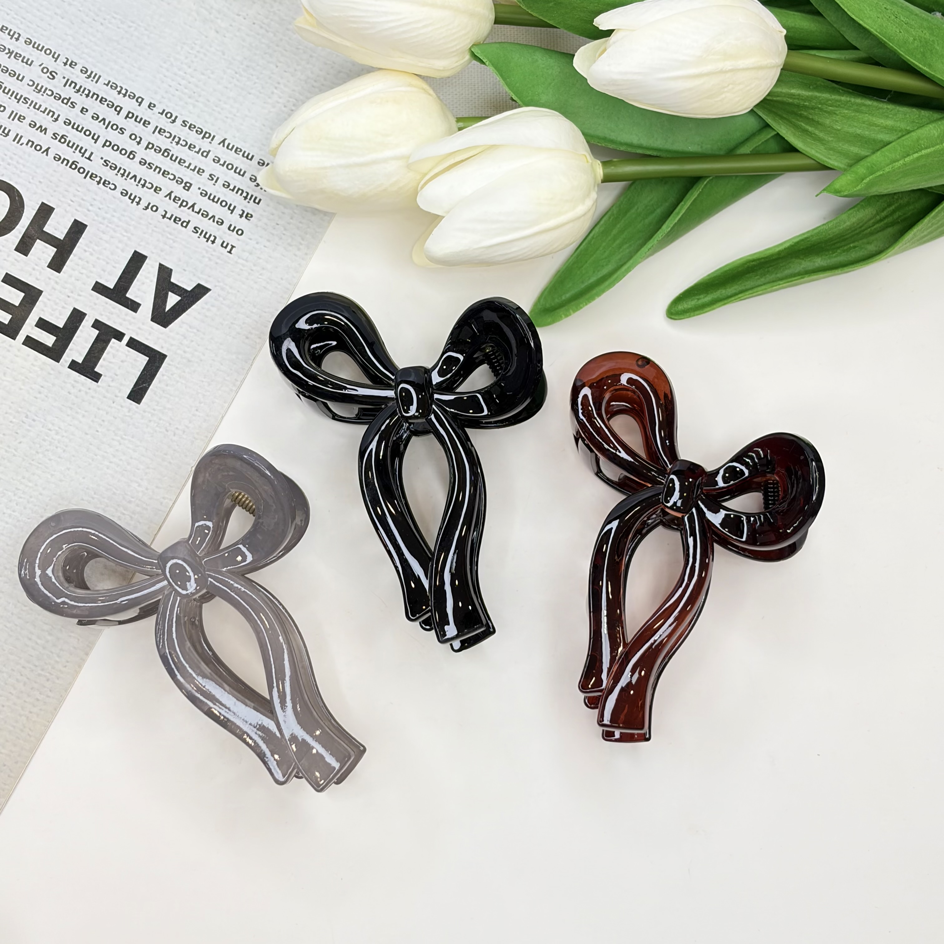 کلیپس طرح پاپیون سایز متوسط9cm