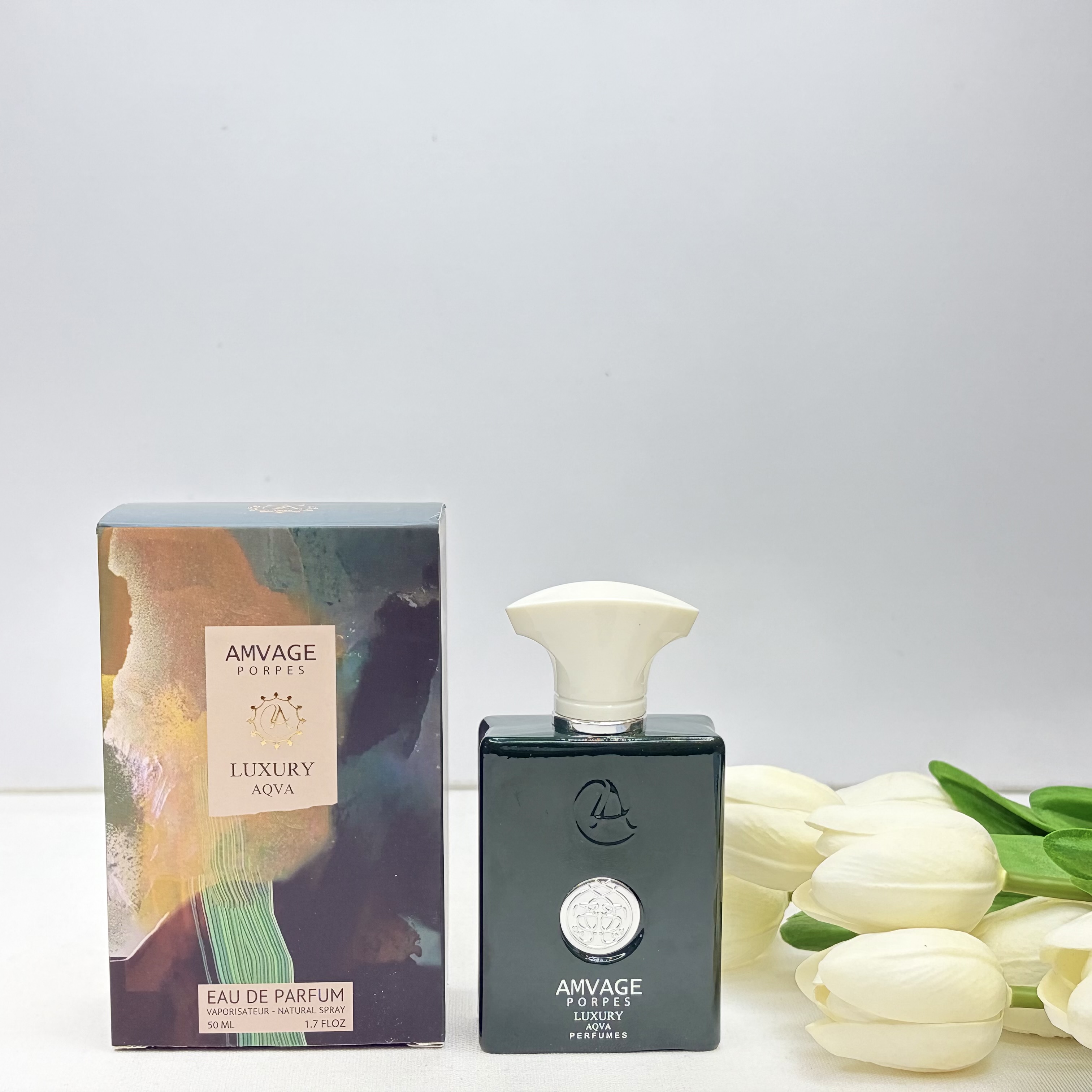 ادکلن مردانه لاکچری آکوا مدل آمواج پرپس AMVAGE PORPES حجم ۵۰میل برند لاکچری آکوا LUXIRY AQVA