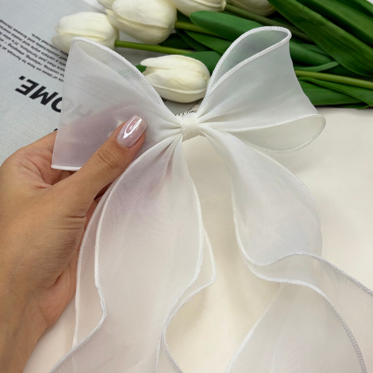 کلیپس فرانسوی مو پاپیونی حریر گیر مو 10cm و بلندی حریر 30cm