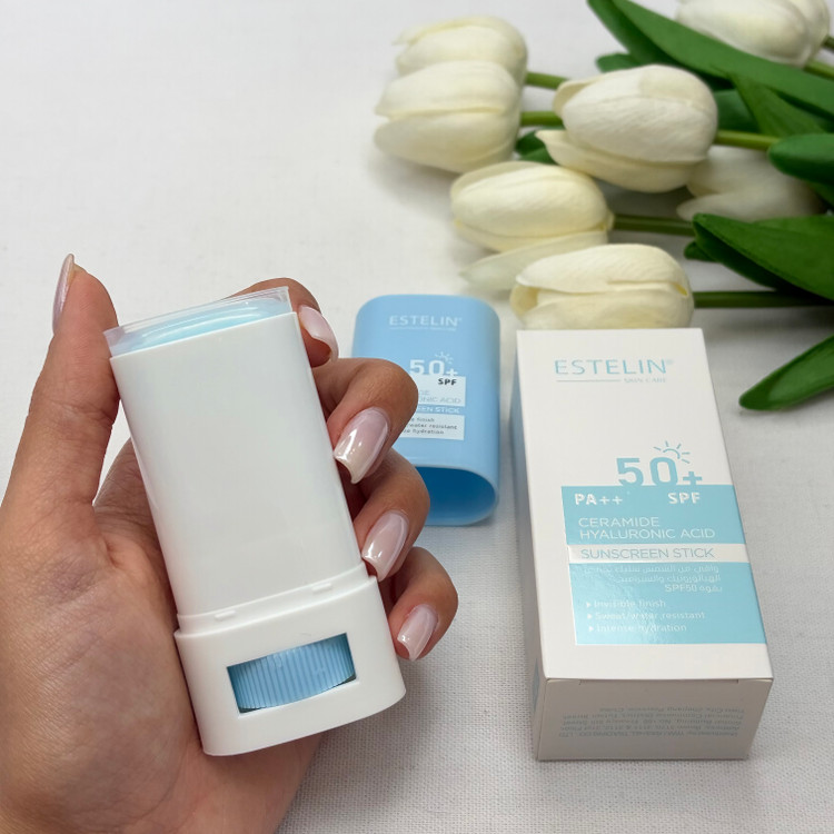 ضد آفتاب استیکی SPF 50 حاوی هیالورونیک اسید و سرامید ۲۰ میلیلیتر