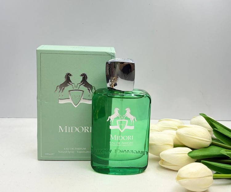 ادکلن مدل Midori رایحه خاص و اسپرت مردانه با ماندگاری زیاد ۱۰۰ میل مارلی سبز