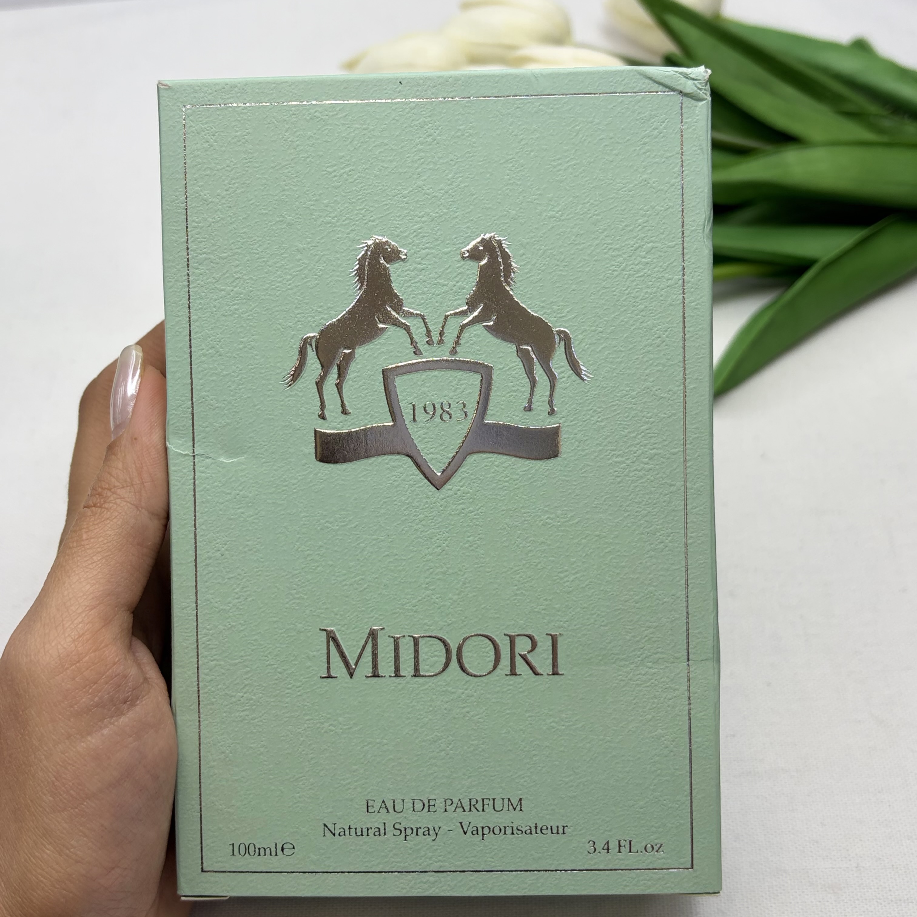ادکلن مدل Midori رایحه خاص و اسپرت مردانه با ماندگاری زیاد ۱۰۰ میل مارلی سبز