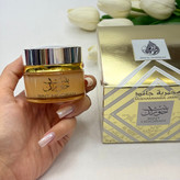 مخمریه جامد عطر کرمی رایحه بنت حوران ۲۰گرم عطر روغنی ماندگاری بالا استفاده مو و بدن حتی نقاط حساس