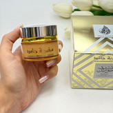 مخمریه جامد عطر کرمی رایحه بنت حوران ۲۰گرم عطر روغنی ماندگاری بالا استفاده مو و بدن حتی نقاط حساس