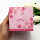 مخمریه جامد عطر کرمی رایحه أمانی ۲۵میل عطر روغنی ماندگاری بالا استفاده مو و بدن حتی نقاط حساس