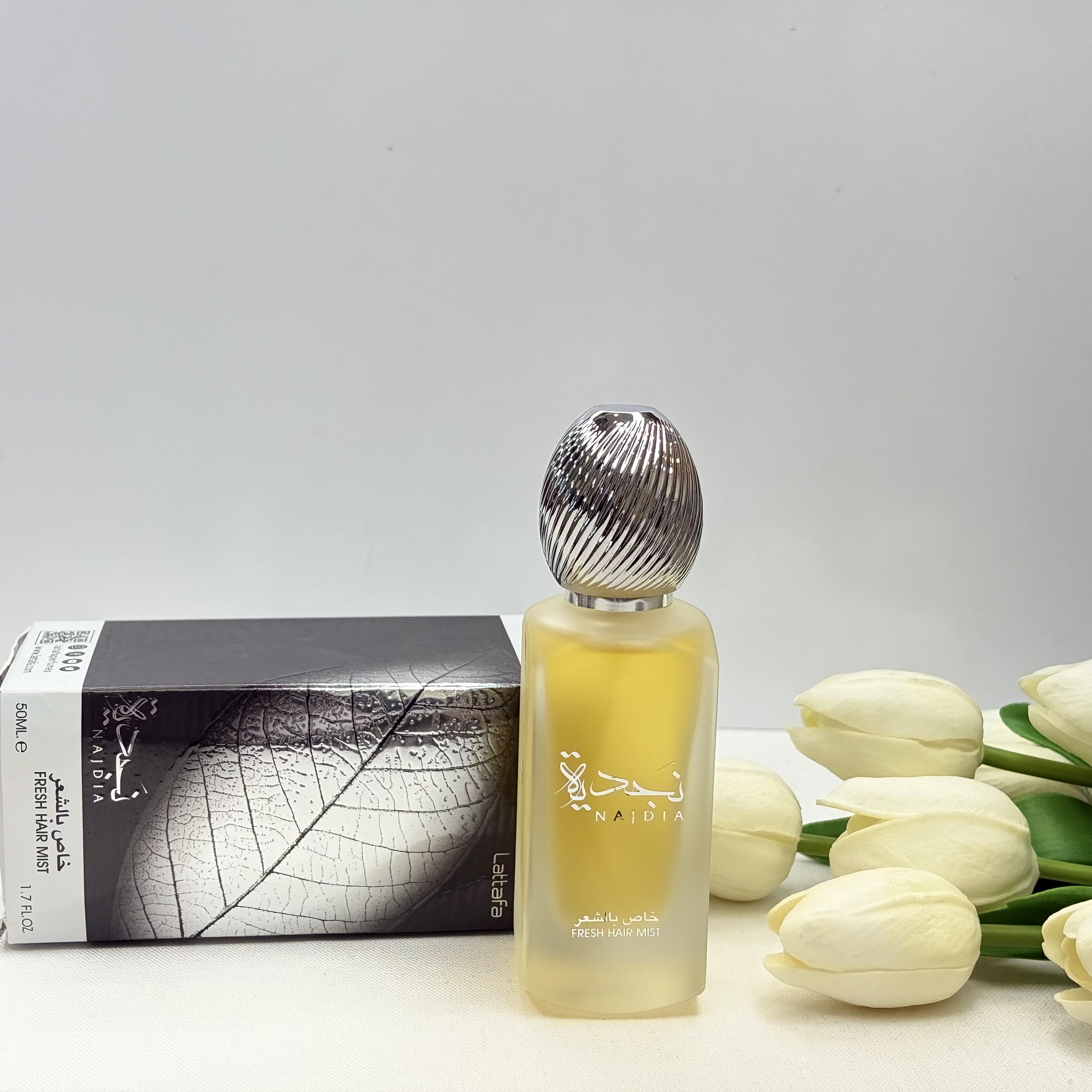 ادکلن عربی رایحه نجدیه ۵۰میل عطر مو خاص بالشعر