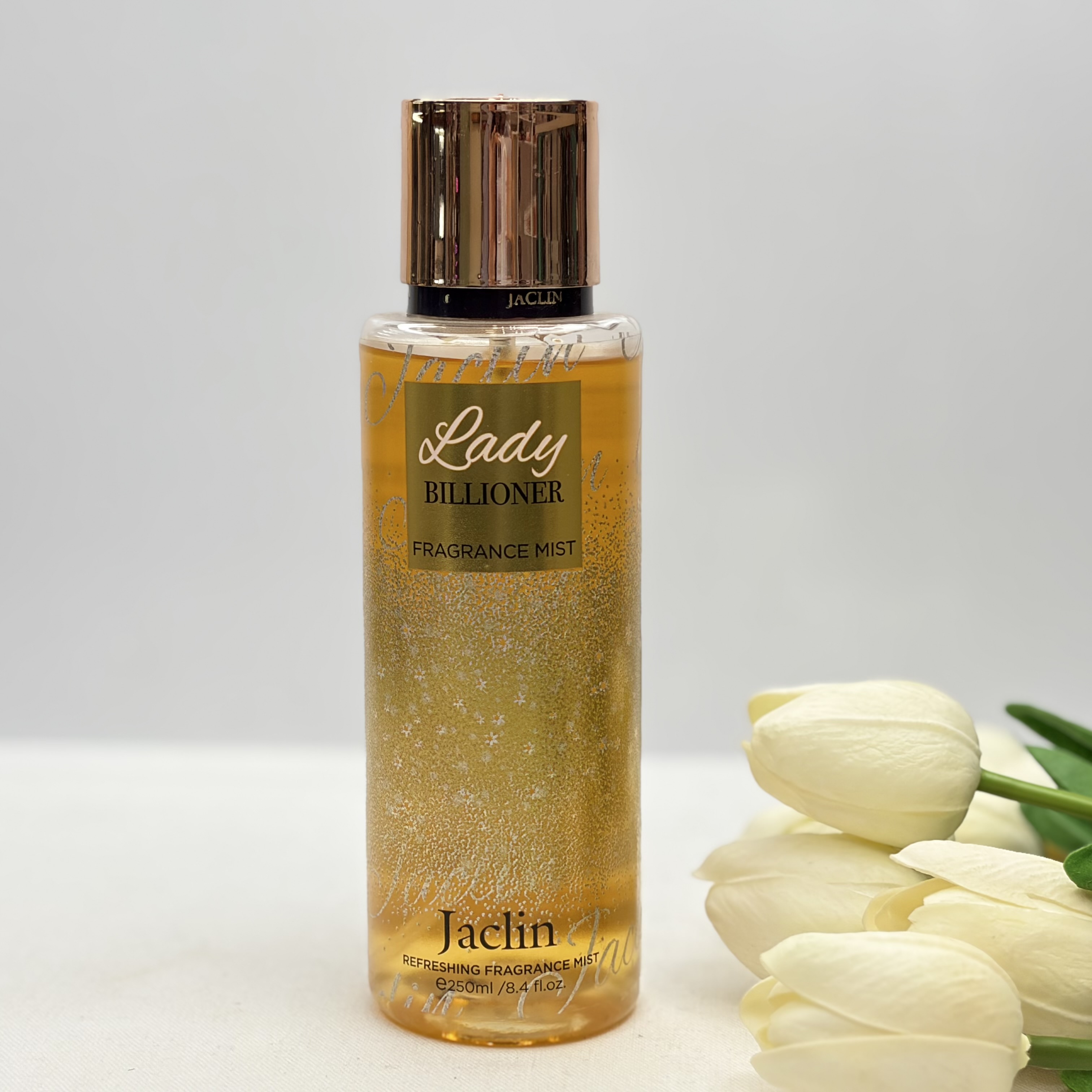 بادی اسپلش و بادی میست رایحه ادکلنی lady billioner حجم۲۵۰میل رایحه وان میلیون