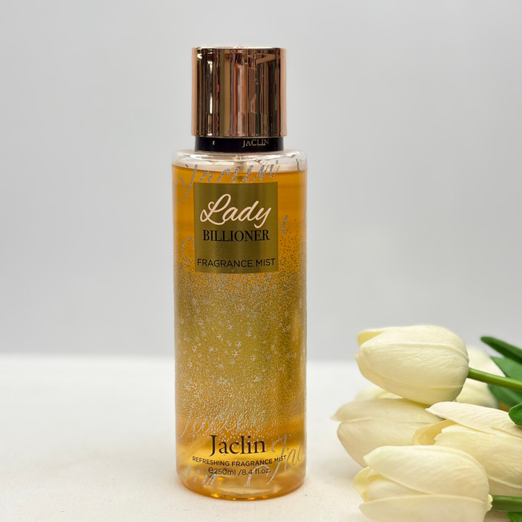 بادی اسپلش و بادی میست رایحه ادکلنی lady billioner حجم۲۵۰میل رایحه وان میلیون