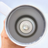 تراول ماگ طرح گلدار سفید صورتی ۱/۱۸ لیتر برنداستنلی STANLEY