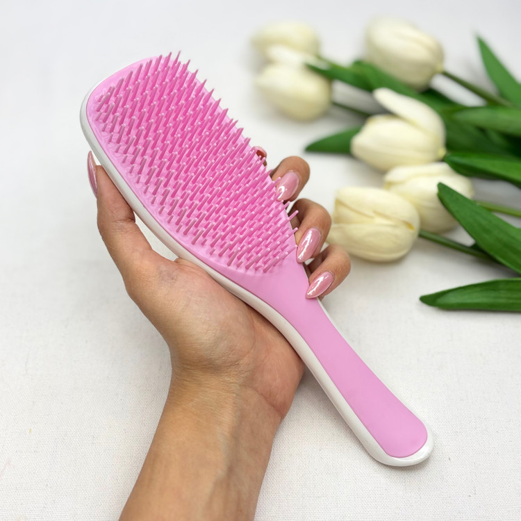 برس تنگل تیزر مدل Wet Detangling وت دتنگلينگ سایز لارج مستطیلی ضد آب و ضد وز