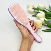 برس تنگل تیزر مدل Wet Detangling وت دتنگلينگ سایز لارج مستطیلی ضد آب و ضد وز