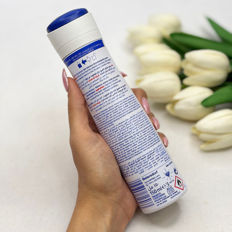 اسپری دئودرانت بدن رایحه DRY COMFORT ماندگاری ۷۲ساعت بدون الکل ۱۵۰ میل