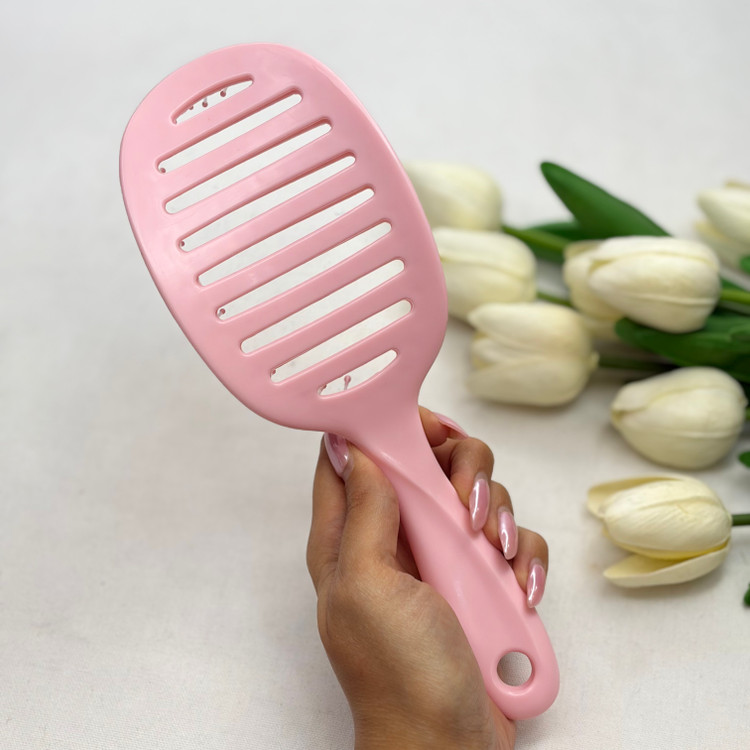 برس مو گره باز کن مخصوص انوع مو اکستنشن و فر و صاف دای کفی ورقه ای جداشونده برای تمیزکردن قابل شستشو و ضد آب
