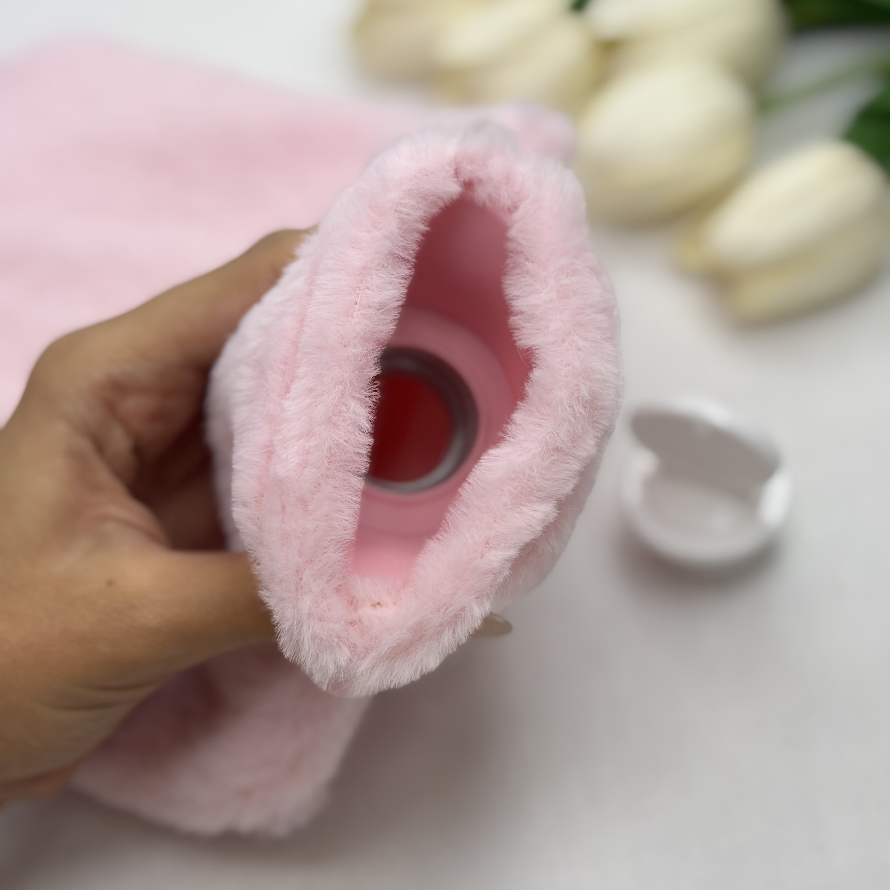 کیسه آب گرم طرح ملودی فانتزی پینترستی رنگ صورتی